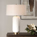 Iona One Light Table Lamp Brushed Brass-Lamps-Uttermost-Lighting Design Store