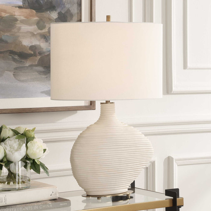 Duostacked One Light Table Lamp Warm White-Lamps-Uttermost-Lighting Design Store