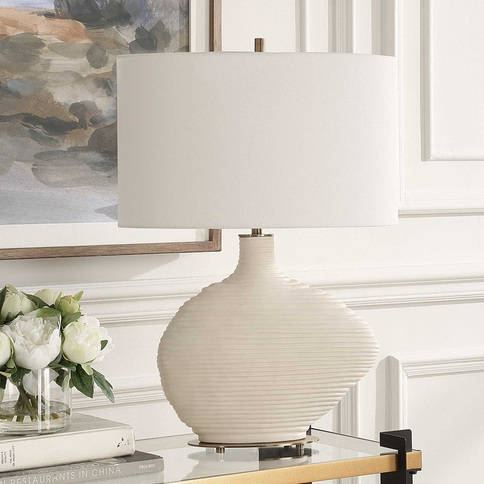 Duostacked One Light Table Lamp Warm White-Lamps-Uttermost-Lighting Design Store