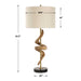 Rams One Light Table Lamp Antique Brass-Lamps-Uttermost-Lighting Design Store