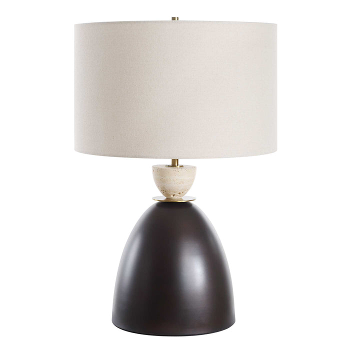 Procida One Light Table Lamp Dark Bronze-Lamps-Uttermost-Lighting Design Store
