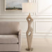Almyra One Light Floor Lamp Antique Brass-Lamps-Uttermost-Lighting Design Store