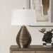 Knowles One Light Table Lamp Brushed Brass-Lamps-Uttermost-Lighting Design Store