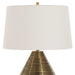 Knowles One Light Table Lamp Brushed Brass-Lamps-Uttermost-Lighting Design Store