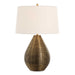 Knowles One Light Table Lamp Brushed Brass-Lamps-Uttermost-Lighting Design Store