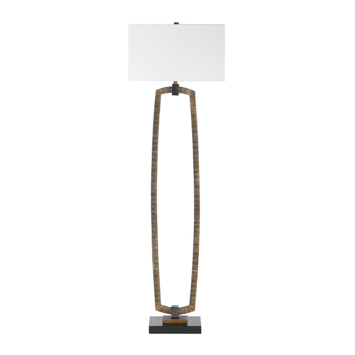 Relic One Light Floor Lamp Dark Bronze-Lamps-Uttermost-Lighting Design Store