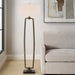 Relic One Light Floor Lamp Dark Bronze-Lamps-Uttermost-Lighting Design Store