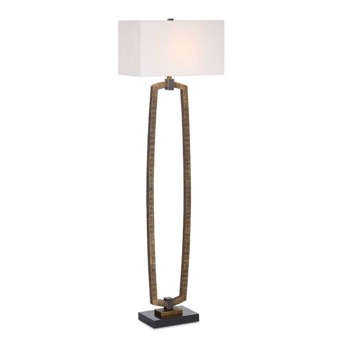 Relic One Light Floor Lamp Dark Bronze-Lamps-Uttermost-Lighting Design Store