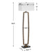 Relic One Light Floor Lamp Dark Bronze-Lamps-Uttermost-Lighting Design Store
