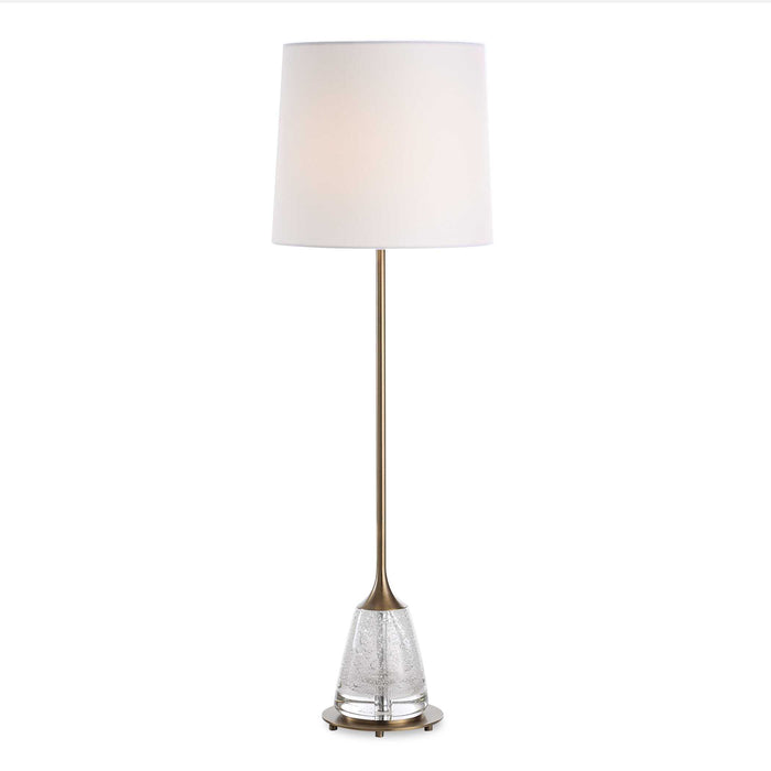 Alistair One Light Buffet Lamp Antique Brass-Lamps-Uttermost-Lighting Design Store