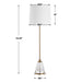 Alistair One Light Buffet Lamp Antique Brass-Lamps-Uttermost-Lighting Design Store