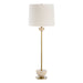 Hemisphere One Light Buffet Lamp Brushed Brass-Lamps-Uttermost-Lighting Design Store