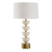 Hemisphere One Light Table Lamp Antique Brass-Lamps-Uttermost-Lighting Design Store