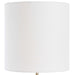 Britwell One Light Buffet Lamp Brass-Lamps-Uttermost-Lighting Design Store
