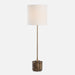 Britwell One Light Buffet Lamp Brass-Lamps-Uttermost-Lighting Design Store