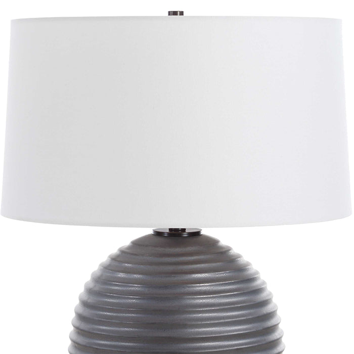 Chelsom One Light Table Lamp Dark Bronze-Lamps-Uttermost-Lighting Design Store