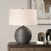 Chelsom One Light Table Lamp Dark Bronze-Lamps-Uttermost-Lighting Design Store