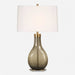 Shyla One Light Table Lamp Brushed Brass-Lamps-Uttermost-Lighting Design Store
