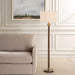 Keros One Light Floor Lamp Dark Oak Wood-Lamps-Uttermost-Lighting Design Store