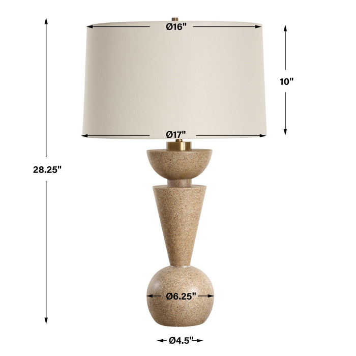 Cullum One Light Table Lamp Brass-Lamps-Uttermost-Lighting Design Store