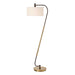Irwin One Light Floor Lamp Antique Brass-Lamps-Uttermost-Lighting Design Store