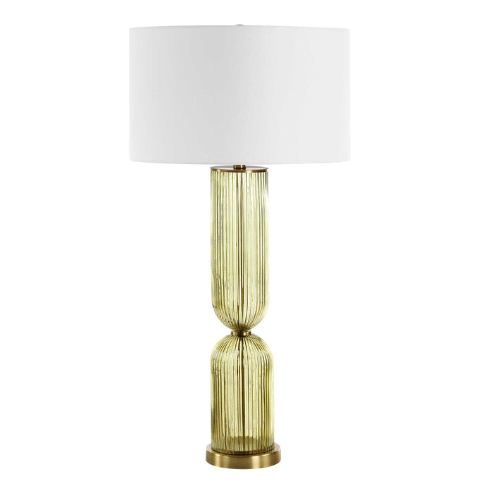 Mirah One Light Table Lamp Brass-Lamps-Uttermost-Lighting Design Store