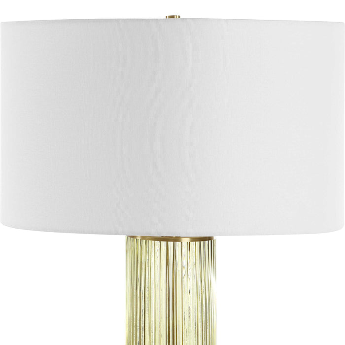 Mirah One Light Table Lamp Brass-Lamps-Uttermost-Lighting Design Store