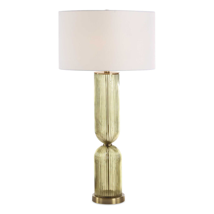 Mirah One Light Table Lamp Brass-Lamps-Uttermost-Lighting Design Store