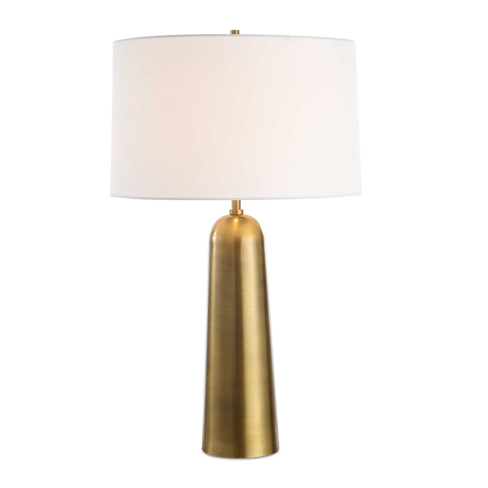 Flinchem One Light Table Lamp Antique Brass-Lamps-Uttermost-Lighting Design Store