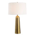 Flinchem One Light Table Lamp Antique Brass-Lamps-Uttermost-Lighting Design Store