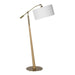 Kennett One Light Floor Lamp Antique Brass-Lamps-Uttermost-Lighting Design Store
