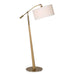 Kennett One Light Floor Lamp Antique Brass-Lamps-Uttermost-Lighting Design Store