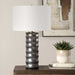 Corvair One Light Table Lamp Dark Bronze-Lamps-Uttermost-Lighting Design Store