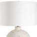 Karena One Light Table Lamp Brushed Brass-Lamps-Uttermost-Lighting Design Store
