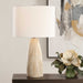 Maury One Light Table Lamp Antique Brass-Lamps-Uttermost-Lighting Design Store
