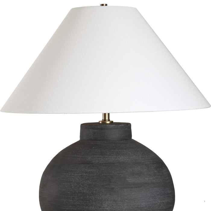 Tramore One Light Table Lamp Brass-Lamps-Uttermost-Lighting Design Store