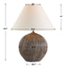Sayre One Light Table Lamp Rubbed Dark Brown-Lamps-Uttermost-Lighting Design Store
