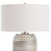 Prospect One Light Table Lamp Brushed Nickel-Lamps-Uttermost-Lighting Design Store