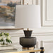 Trentino One Light Table Lamp Antiqued Brass-Lamps-Uttermost-Lighting Design Store