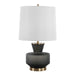 Trentino One Light Table Lamp Antiqued Brass-Lamps-Uttermost-Lighting Design Store