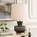 Trentino One Light Table Lamp Antiqued Brass-Lamps-Uttermost-Lighting Design Store