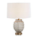 Acosta One Light Table Lamp Antiqued Brass-Lamps-Uttermost-Lighting Design Store