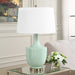 Kyla One Light Table Lamp Antique Brass-Lamps-Uttermost-Lighting Design Store