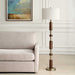 Stacked One Light Floor Lamp Brass-Lamps-Uttermost-Lighting Design Store