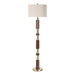 Stacked One Light Floor Lamp Brass-Lamps-Uttermost-Lighting Design Store