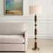 Stacked One Light Floor Lamp Brass-Lamps-Uttermost-Lighting Design Store