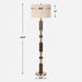 Stacked One Light Floor Lamp Brass-Lamps-Uttermost-Lighting Design Store