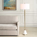 Curran One Light Floor Lamp Brass-Lamps-Uttermost-Lighting Design Store