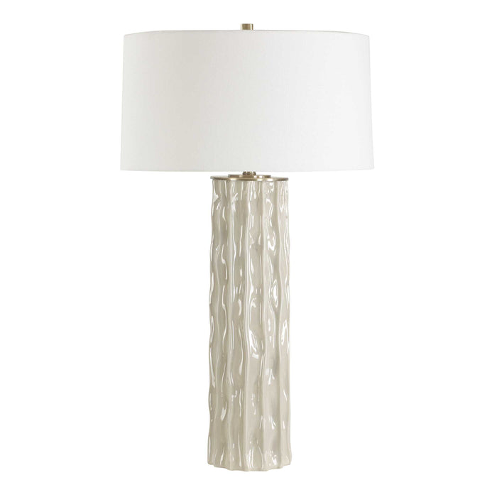 Parilli One Light Table Lamp Brushed Nickel-Lamps-Uttermost-Lighting Design Store