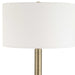 Hudson One Light Floor Lamp Gold Plated Steel-Lamps-Uttermost-Lighting Design Store